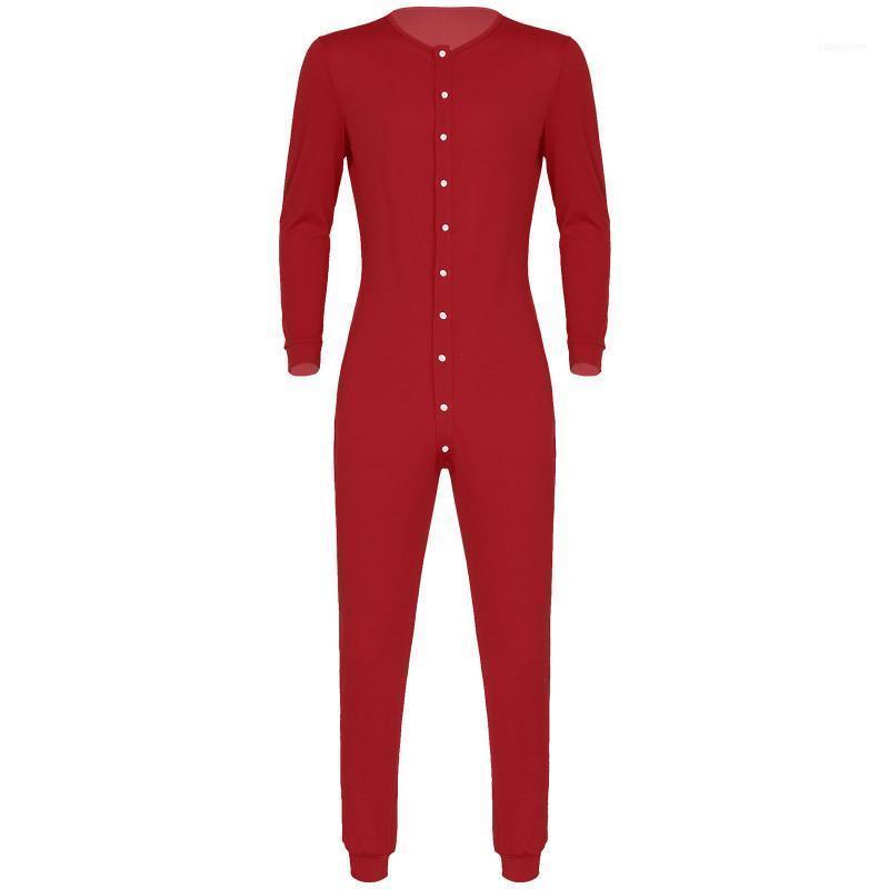 

Men's Tracksuits Mens Casual Costumes Long Sleeve Front Button Down Male Jumpsuit Pajamas For Men Home Wear1, Gray