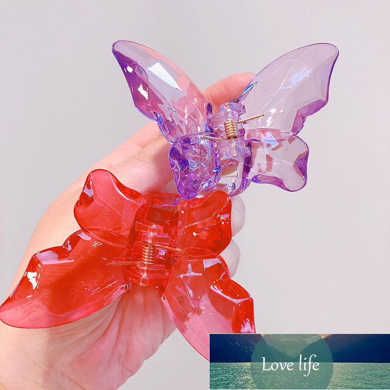 

1Pc Hair Claw Sweet Fairy Butterfly Hairpin Clip Colorful Styling Tools Barrettes for Women Girls Hair Accessories