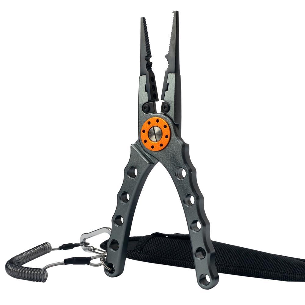 

Pliers Tools Line Cutter Multifunctional Knot Aluminum Alloy Scissors Hook Remover 150g 20CM Fishing Equipment