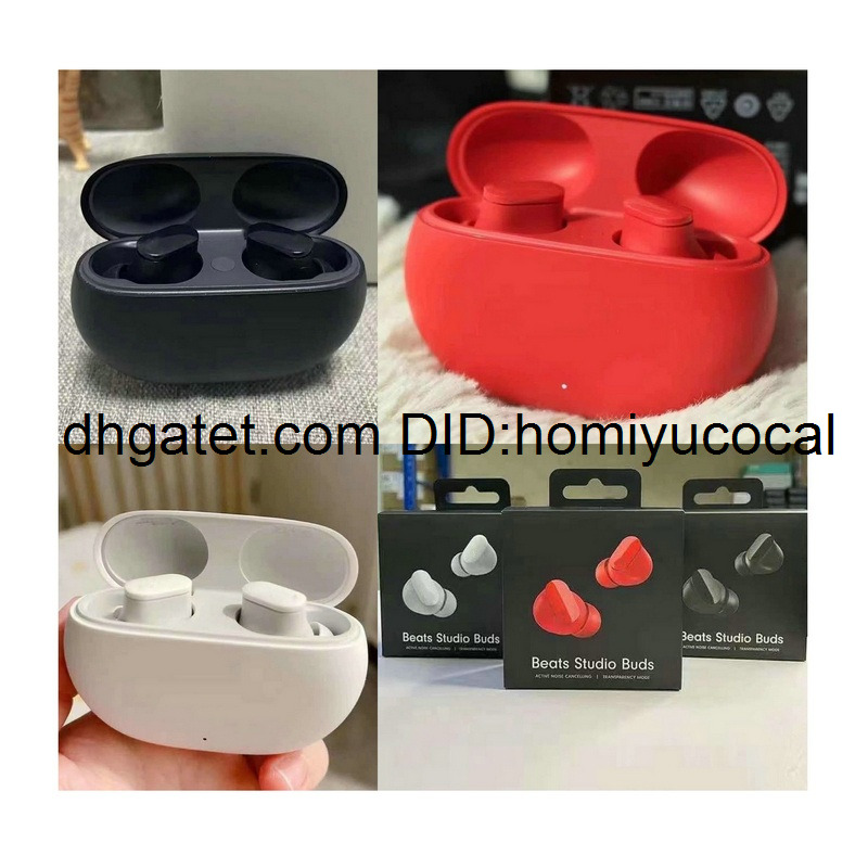 

Earphones For Beats Studio Buds Bluetooth Headphones 5.0Protocol Wireless half-in-ear Stereo headsets, Randomly mix colors