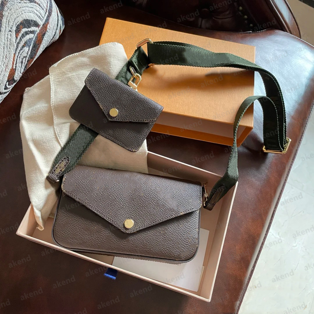 

Luxurys designer bag handbags tote Genuine Leather purses men free FÉLICIE STRAP GO Fashion Women's famous Small duffle Shoulder Bags Chain Crossbody handbag, Carton