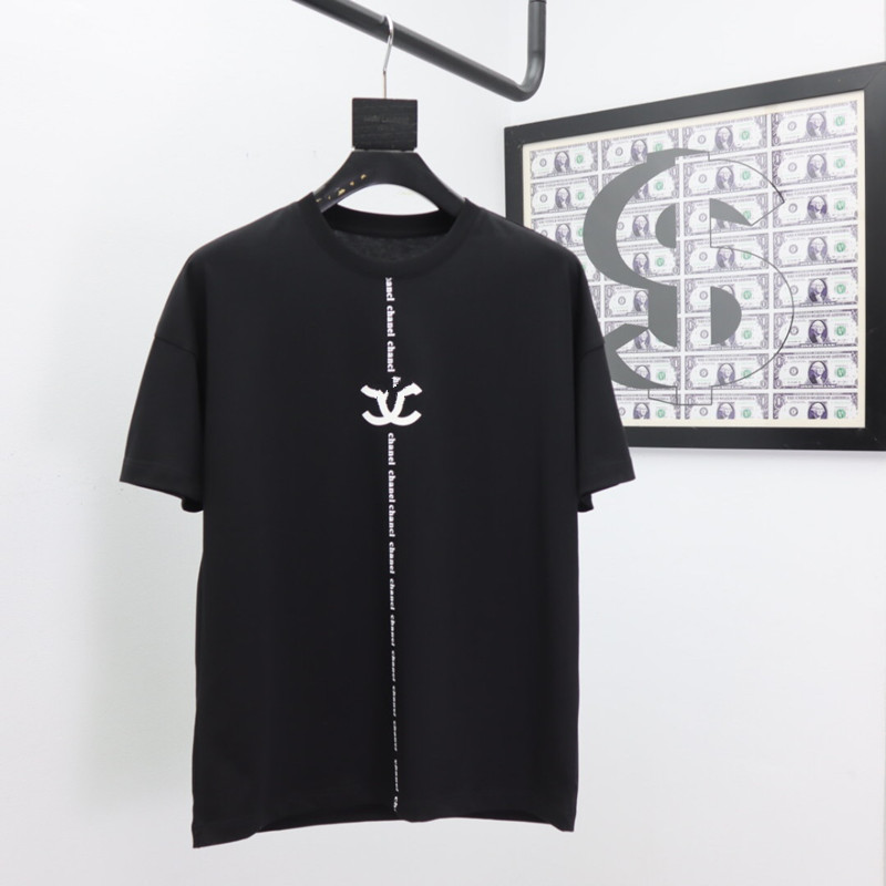 

Summer Men T-Shirts Cotton Shirts Solid Color Short Sleeve Tops Slim Breathablefemale Men's streetwear Male Tees Black and white size XXXL clothes#97