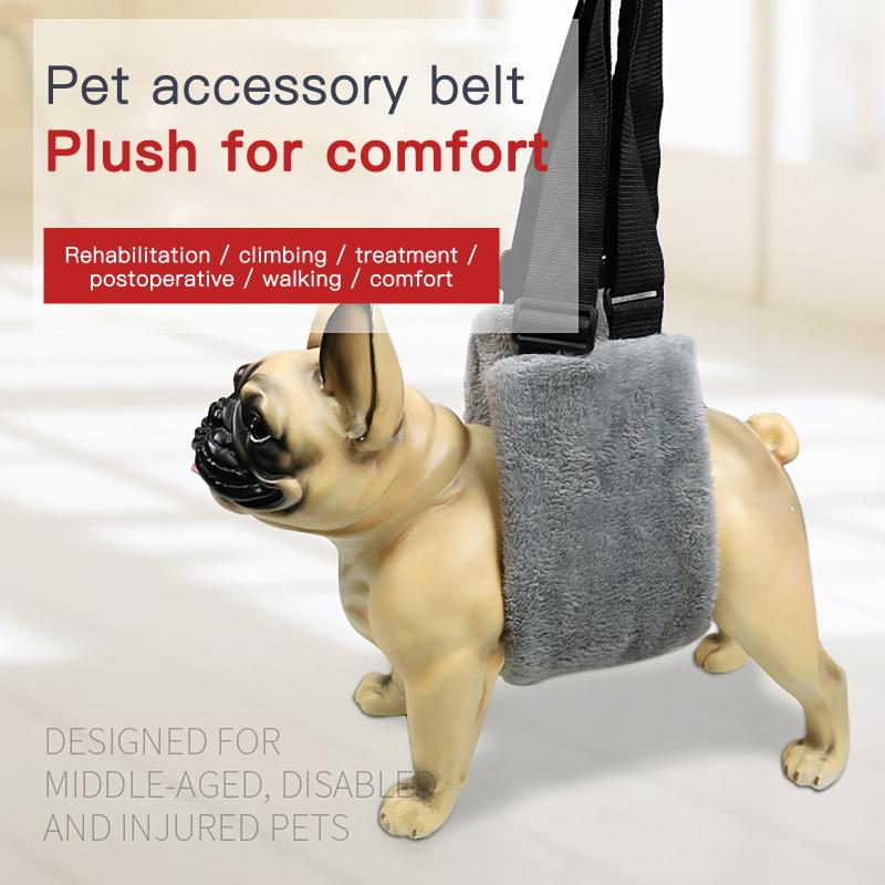 

Dog Lifting Harness Auxiliary Belt Support Leg Pet Down Stairs Coral Fleece Vest Adjustable For Old Car Seat Covers