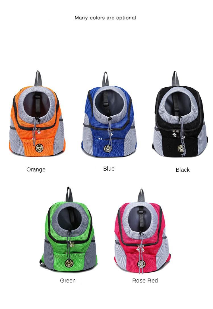 

Pet Backpack Cat Travel Portable Dog Breathable Chest Bag Carrier Car Seat Covers