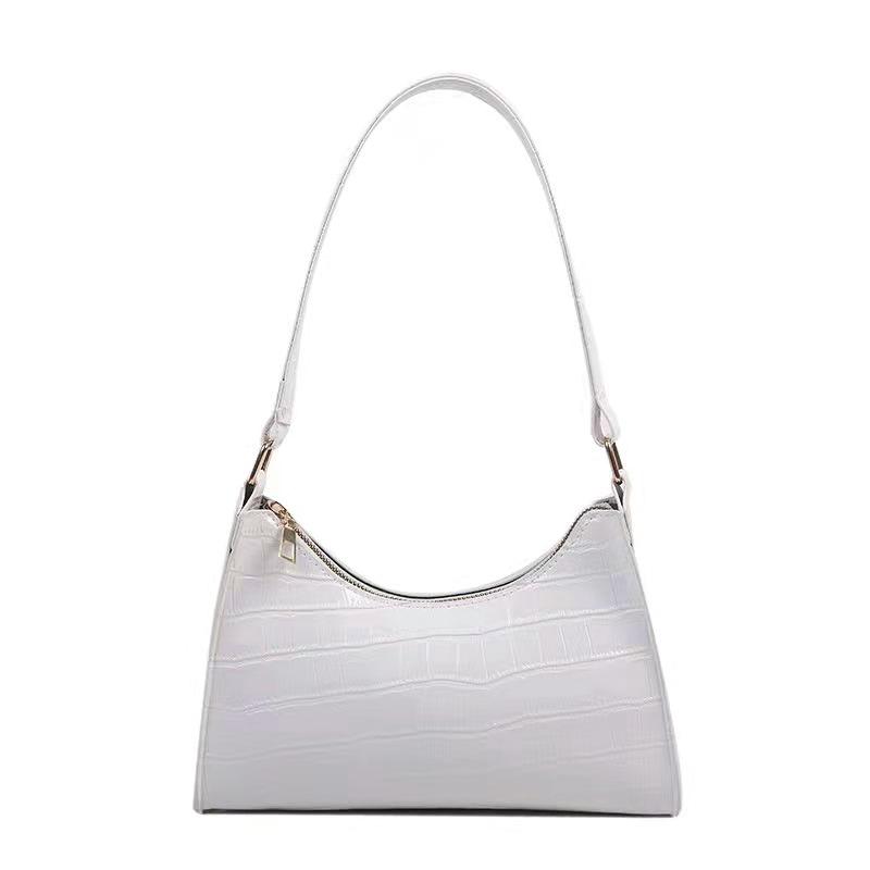 

Evening Bags Fashion Korean Version Japanese Fresh Stone Pattern Shoulder Bag Underarm Female, Black