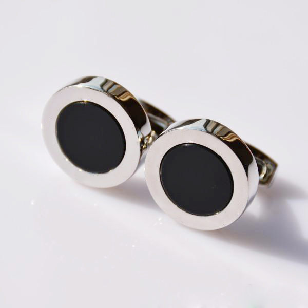 

Luxury cuff Links good quality Man Classic stainless steel Style With Jewelry Silver gold black rose-gold colors Shirt Cufflinks