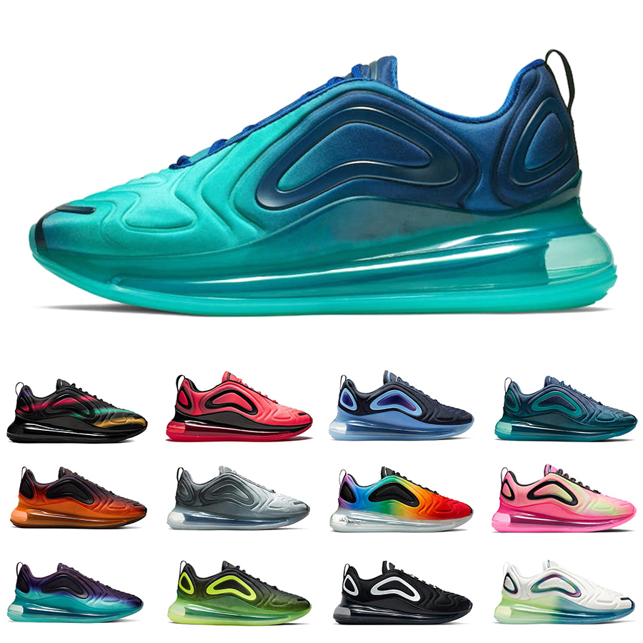 

2022 720 mens running shoes sneakers Metallic Platinum University Flash Triple Black Sea Forest Pistachio Frost Oreo men women trainers sports shoe 36-45 Top Quality, Pay for box