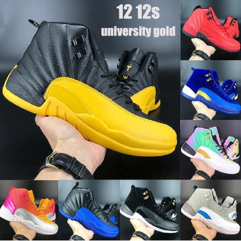 

2022 With Box Jumpman 12 12s HIGH OG WNTR Taxi Gym Red Mens Basketball Shoes 13 13s Flint Chicago Women Sports Sneaker Trainers Size 36-47 shoe, Color 19