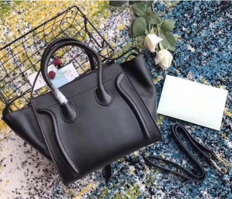 

Classic luxury Ladies Trapeze Casual Tote Real Cowhide Leather Bag Designer Shoulder Bat Handbag With Wrist Purse Boston, No bag