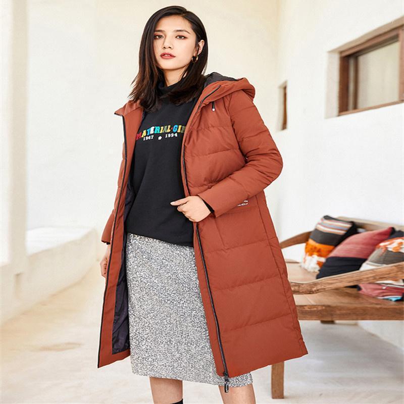 

Women's Down & Parkas KMETRAM 2021 Winter 90% Grey Duck Jacket Women Hooded Long Coat Ladies Plus Size 5xl Thick Slim Abrigo Mujer MY554, Green