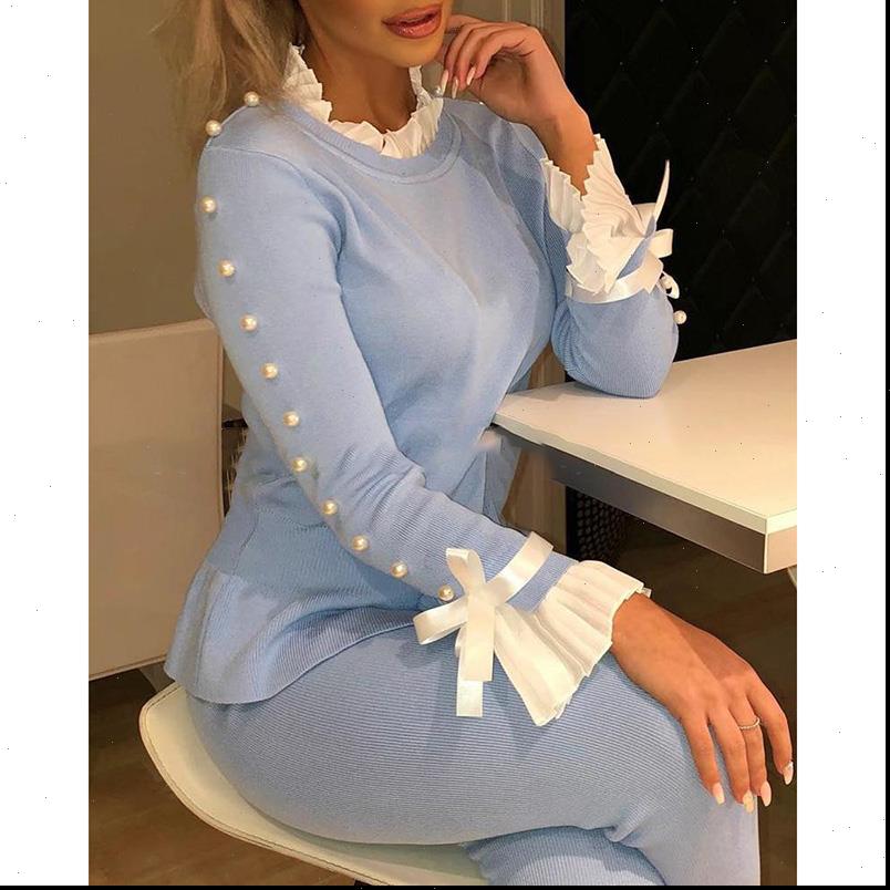 

Autumn Women Shirt Long Sleeve Shirts Bowknot Buttoned Cuff Slim Blouse Tops Casual Elegant Knit Wild Office Splicing Blouses, White