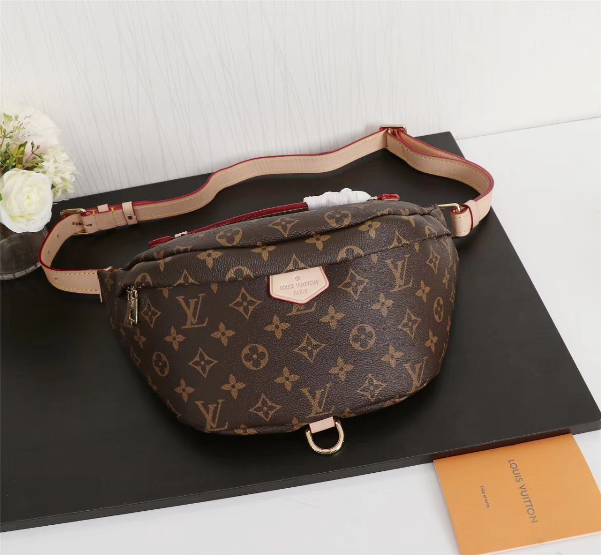 

2021 Newest Stlye Bumbag Cross Body Shoulder Bag Waist Bags Temperament Bumbag Cross Fanny Pack Bum Waist Bags 43644, Brown