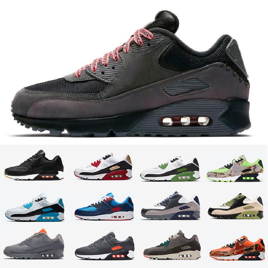 

Green Camo Neon Mixtape Black Red 90 Men Running Shoes 90s Mens Cushion Sports Sneakers Essential Mars Pale Ivory Laser Fuchsia Hyper Grape Royal 36-45, Color#1