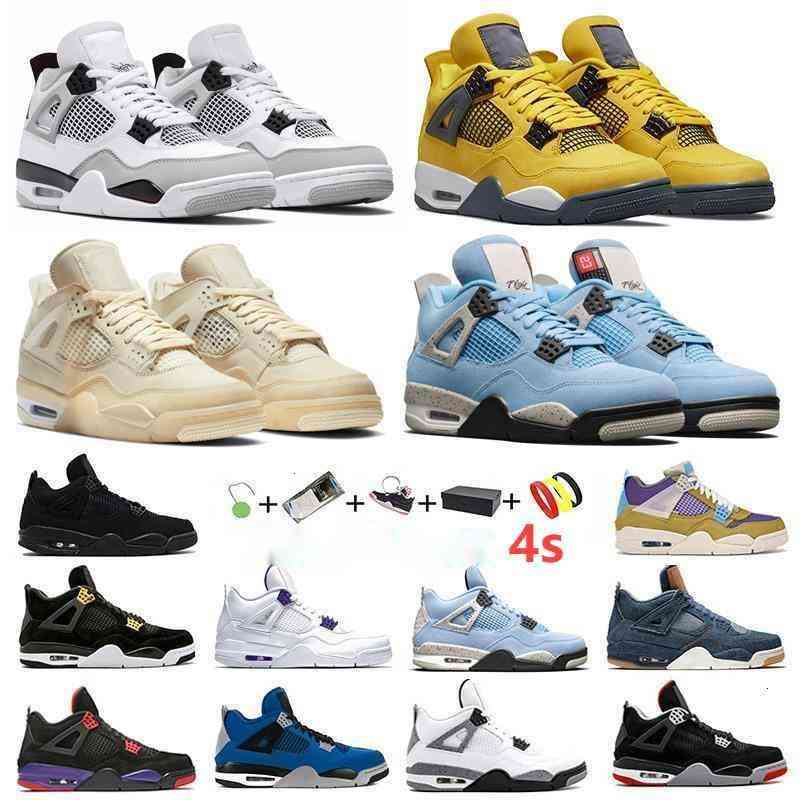 

4s 4 mens basketball shoes Military Black Camo Wild Things Infrared White Oreo Sail Taupe Haze Cactus Jack Shimmer men women trainer, Color#26