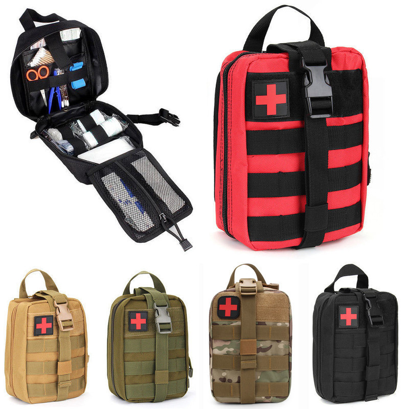 

tactical waist bag military molle emt quick release first aid kit medical camping hunting accessories edc pack outdoor survival
