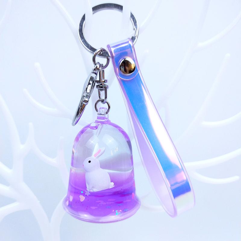 

Keychains Quicksand Glitter Acrylic Keyring Animal Surf Sequin Liquid Key Chain For Couples Gift Women Men Keychain Bag Pendant