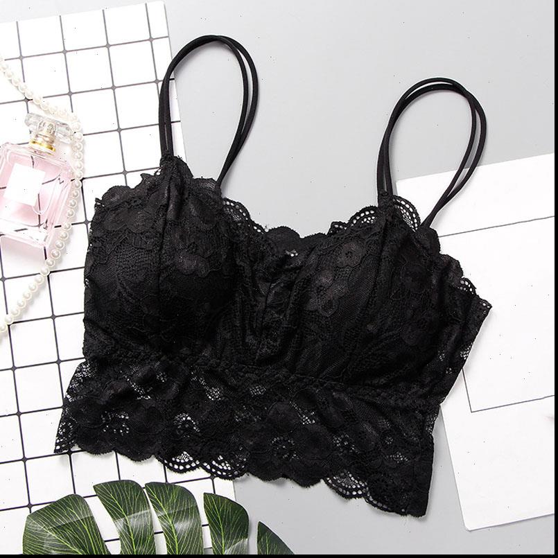 

Fashion Women Camis Lace Bra Female Strap Bandeau Top Tops Summer Breathable HSJ88, White