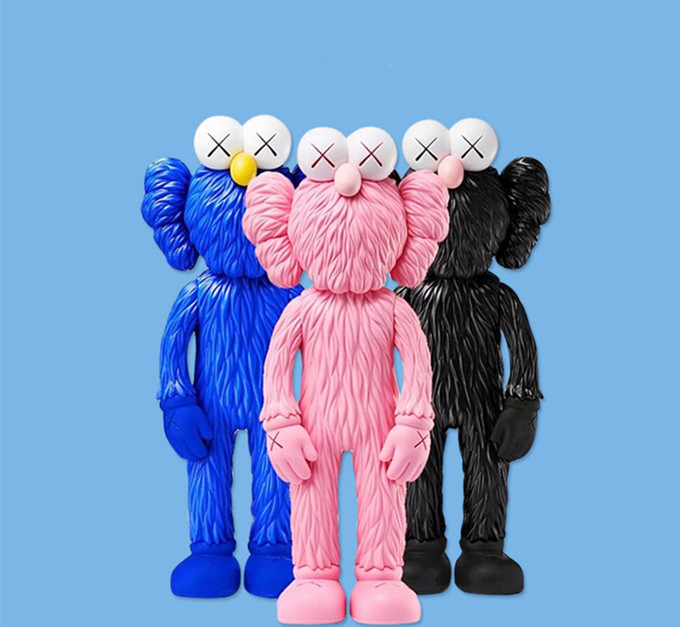 

Best-selling 35CM 0.6KG Originalfake KAWS standing Sesame Street Companion Original Box trend Action Figure model decorations toys gift