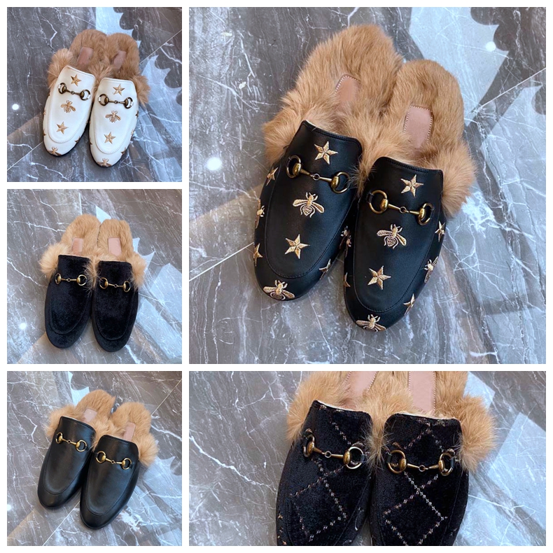 

Luxurys designers Women Ladies warm slipper Slides Winter fur Fluffy Furry Sandals Slippers Comfortable Fuzzy Girl Flip Flop With Box 01, #10