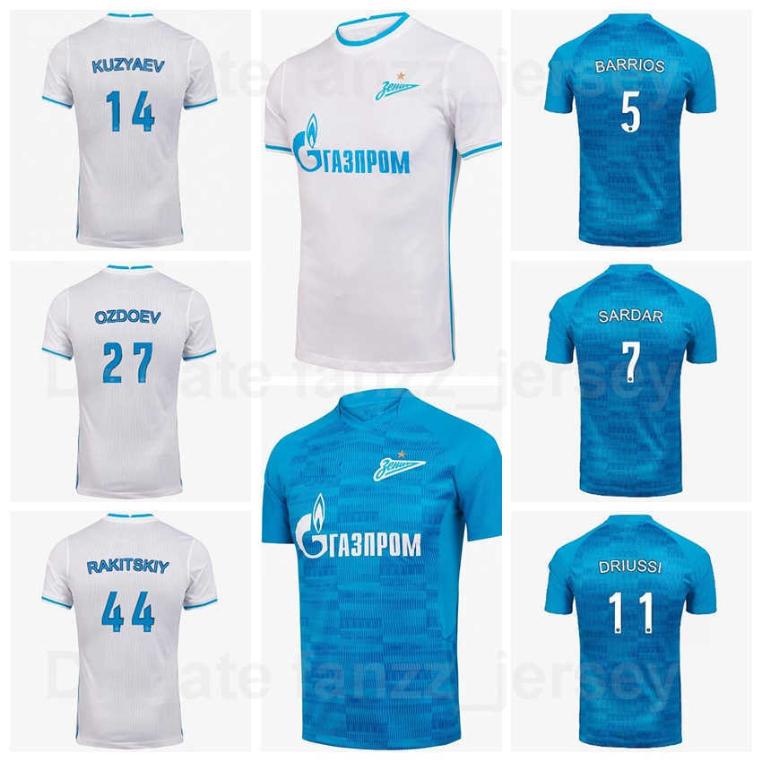 

2021 2022 Zenit St. Petersburg 7 AZMOUN Soccer Jerseys 21 EROKHIN 8 WENDEL 19 SUTORMIN 10 MALCOM 3 SANTOS 22 DZYUBA 17 MOSTOVOY 5 BARRIOS 11, Black;yellow