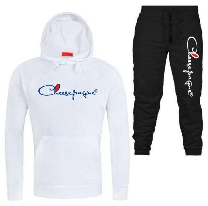 

2022 Tracksuits Men Soft Sweatshirt Sporting Fleece Sets Gyms Spring Autumn Jacket+Pants Casual Men's Track Suit Sportswear Fitness