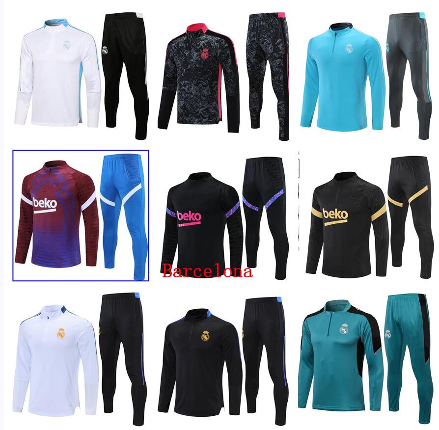 

21 22 Real Madrid TRACKSUIT training suit MEN + KIDS SET chandal futbol 2021-22 youth survêtement, A7