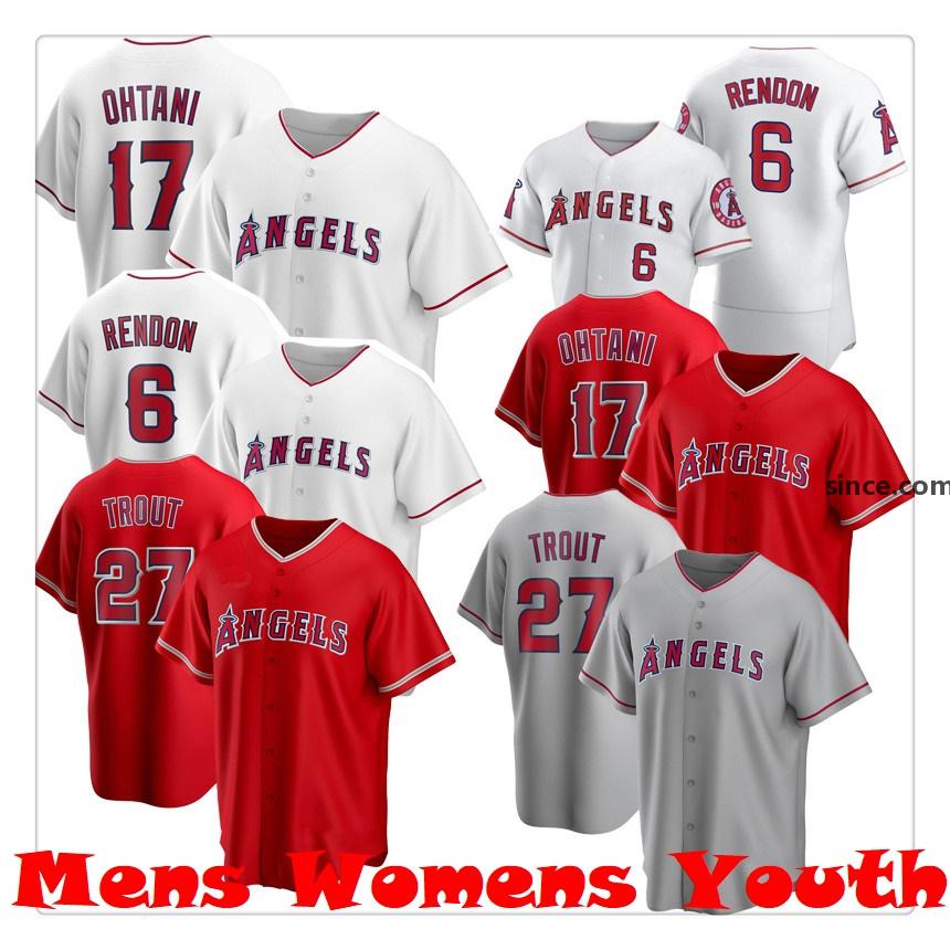 

Custom Angels Shohei Ohtani 27 Mike Trout 6 Anthony Rendon Los Angeles Dylan Bundy Baseball Dexter Fowler Jared Walsh David Fletcher Jerseys, Blue;black