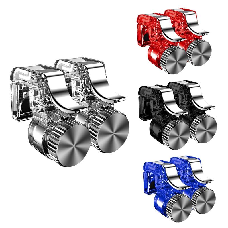 

2pcs/lot R11 Metal Smart Phone Mobile Gaming Trigger For PUBG Gamepad Fire Button Aim Key L1R1 Controller Game Controllers & Joysticks