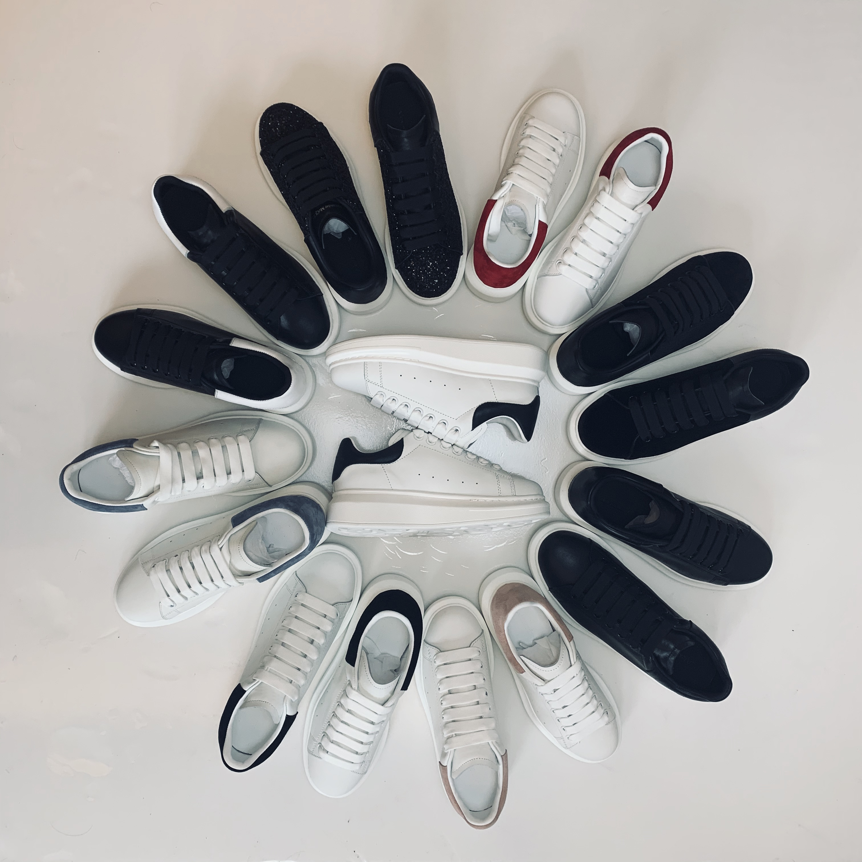 

High quality casual shoes Black Suede Reflective Platform shoe Mens Women White Genuine Leather Flat Oversized Sole sport chaussure, 30