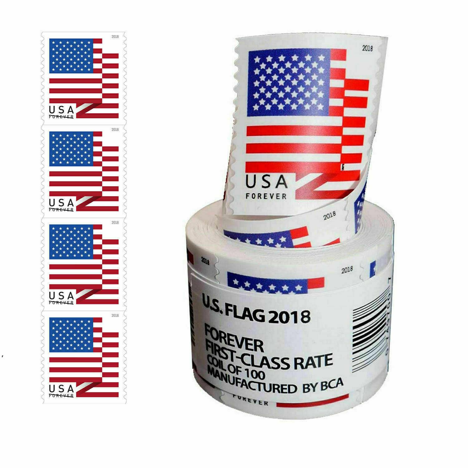 

Stamps Postage Forever 2018 USA New Sealed Roll Coil Stamps Corsage love DWF10393