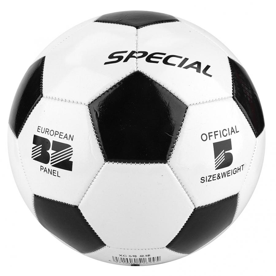 

Classic Size 5 Black White Football PVC Soccer Balls Goal Team Match Training Balls Student Team Training Children Match