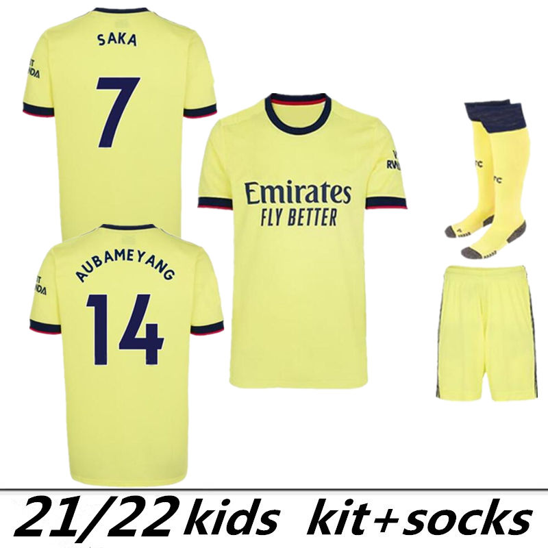 

child Arsen soccer jersey 22 21 PEPE NICOLAS CEBALLOS HENRY GUENDOUZI SOKRATIS MAITLAND-NILES TIERNEY 2022 2021 football shirt Kids kit