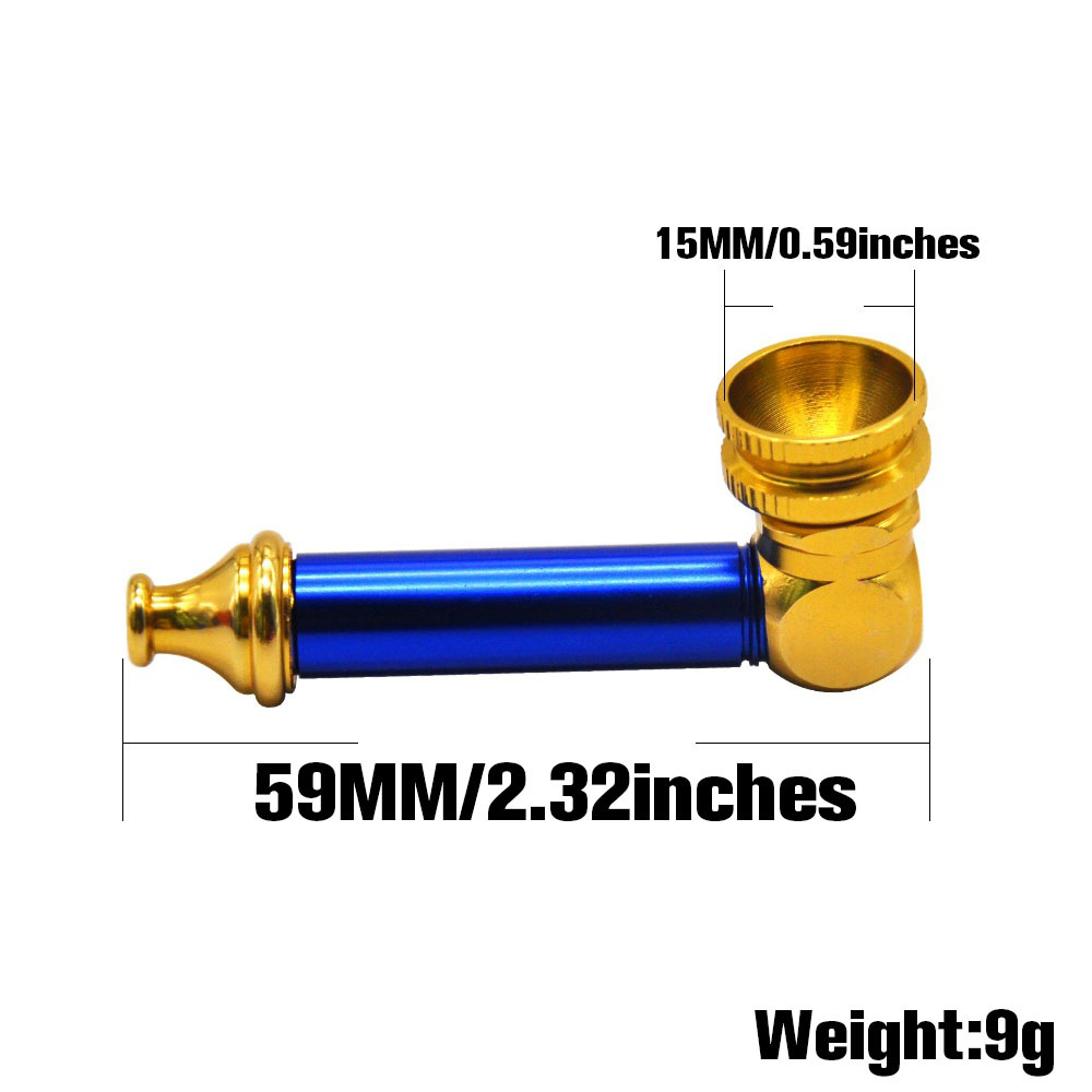 

Classical Metal Smoking Pipes Length 2.32inches as Smoke Accessories High Grade Quality Tools