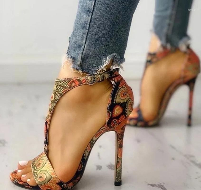 

Fashion Women Summer Thin High Heels Pump Party Sexy Sandalias Mujer Sapato Feminino Crystal Sandals Pumps Shoes Woman SA0364 Dress, Golden
