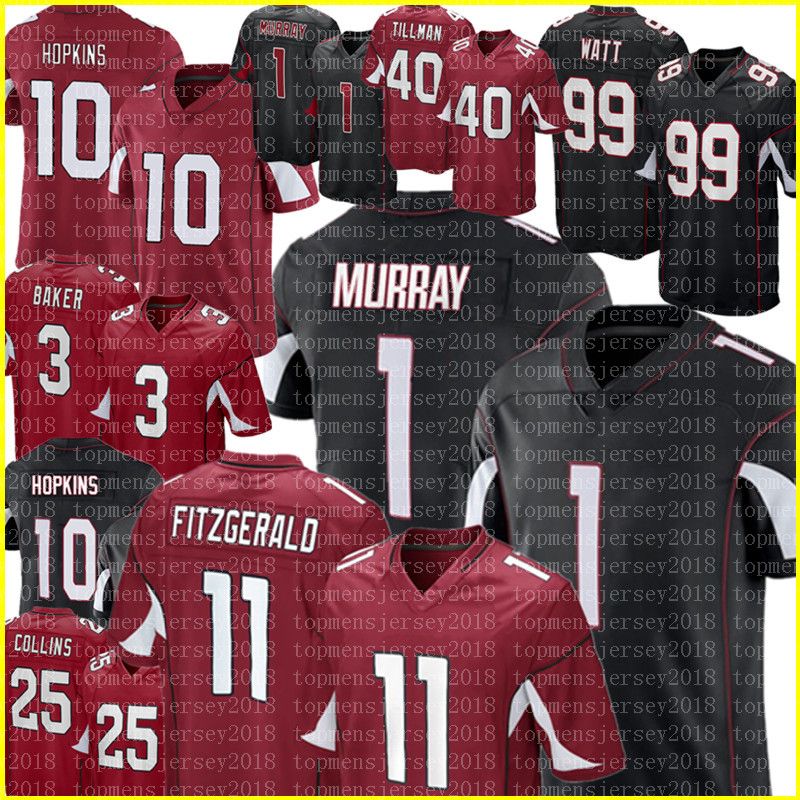 

1 Kyler Murray Jersey 11 Larry Fitzgerald DeAndre Hopkins Football Jerseys Budda Baker Pat Tillman Zaven Collins Watt Kurt Warner Men Youth WOMEN S  L XL XXL XXXL, Men {s-xxxl} h q