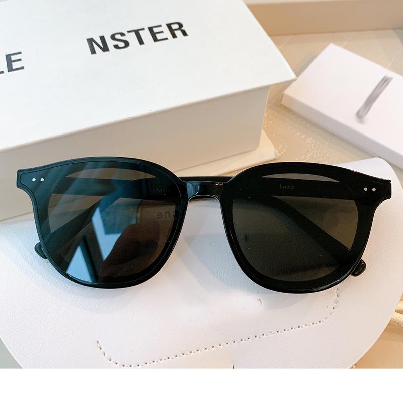 

Gentle Flatba Sunglasses Men Women Vintage Small Round Frame Sun Glasses UV400 Lens 2021 Fashion Lang Brand, White;black