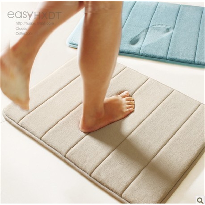 

Memory cotton carpet floor hall kitchen coral velvet mat