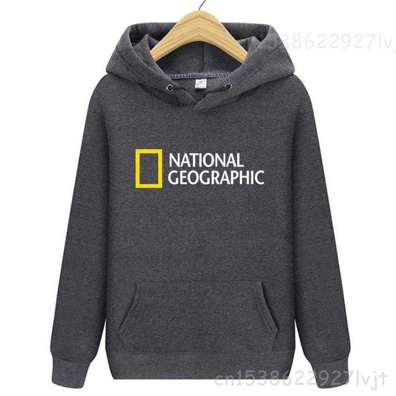 

National Geographic Hoodies Survey Expedition Scholar Top Hoodie Fashion Outdoor Clothing Funny Sweatshirt Pullover Q0814, 2 green