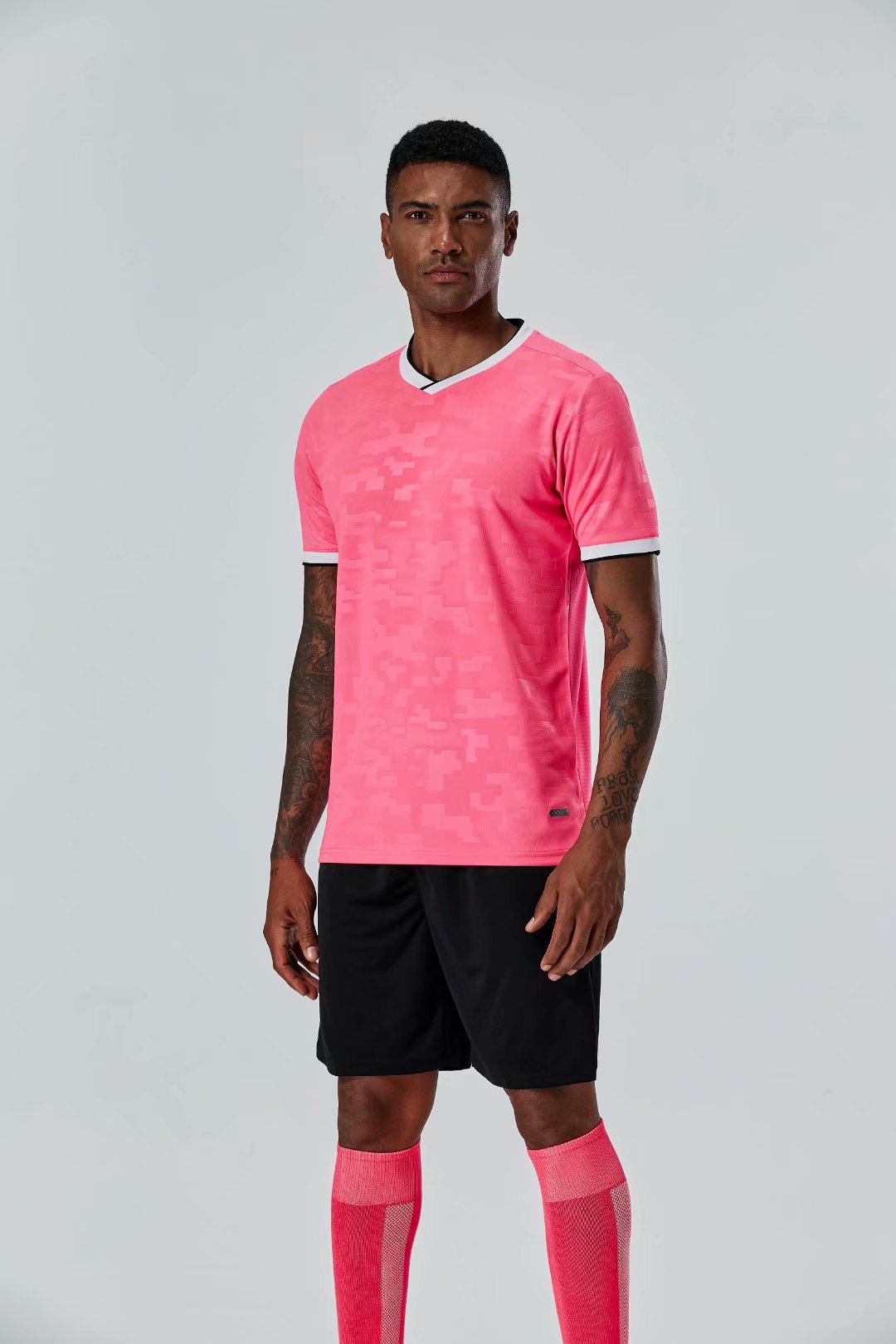 

#023 Football uniform men+kids soccer Jersey printing team custom track and field sports short-sleeved shirt, Black;yellow