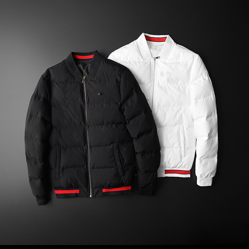 

Jacket stone bomber veste de luxe coat Winter new style letter stripe long-sleeved baseball collar cotton jackets veste de luxe winter jacke, Black;brown