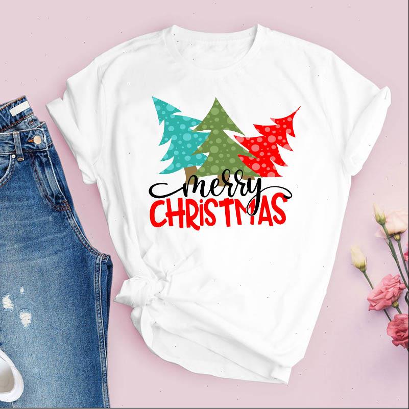 

tees womens for women tree fashion season style year 90s christmas clothes female tshirt lady clothing graphic t shirt, White