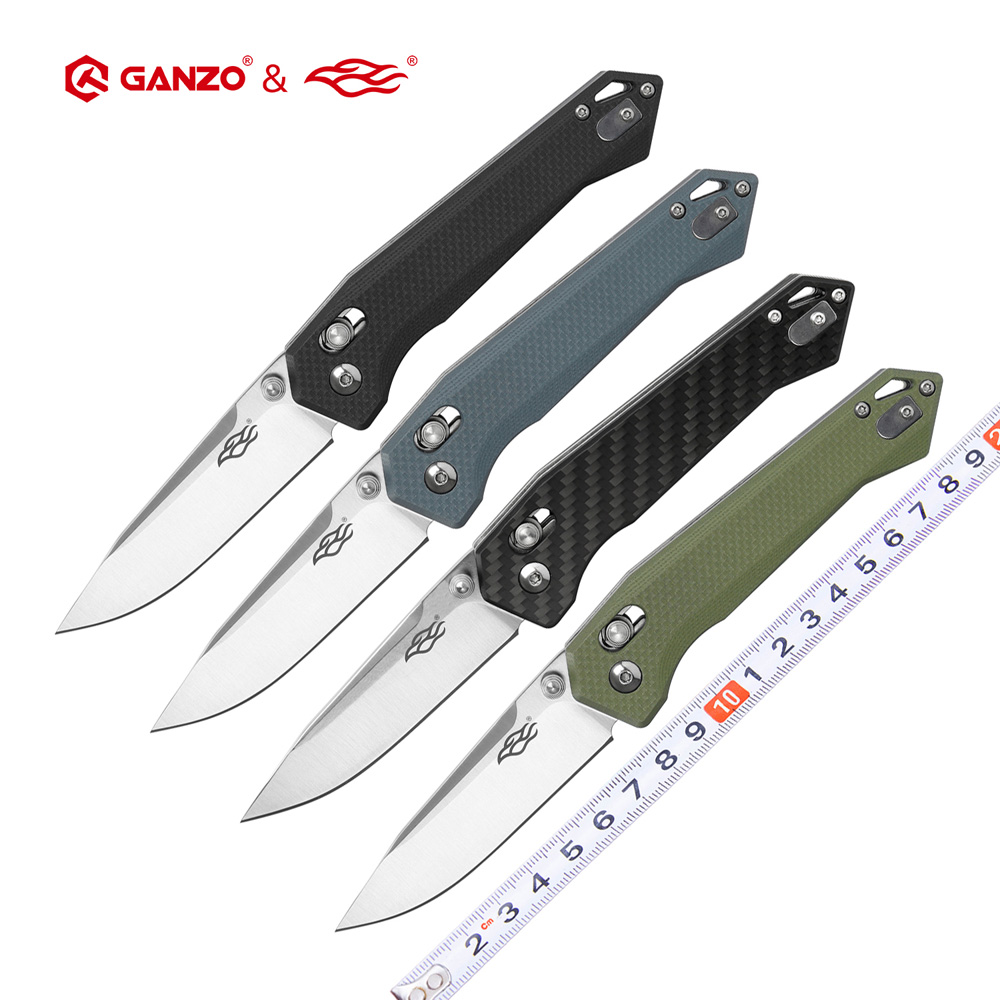 

Firebird Ganzo FB7651 440C blade G10 or carbon fiber handle folding knife tactical knife outdoor camping EDC tool Pocket Knife