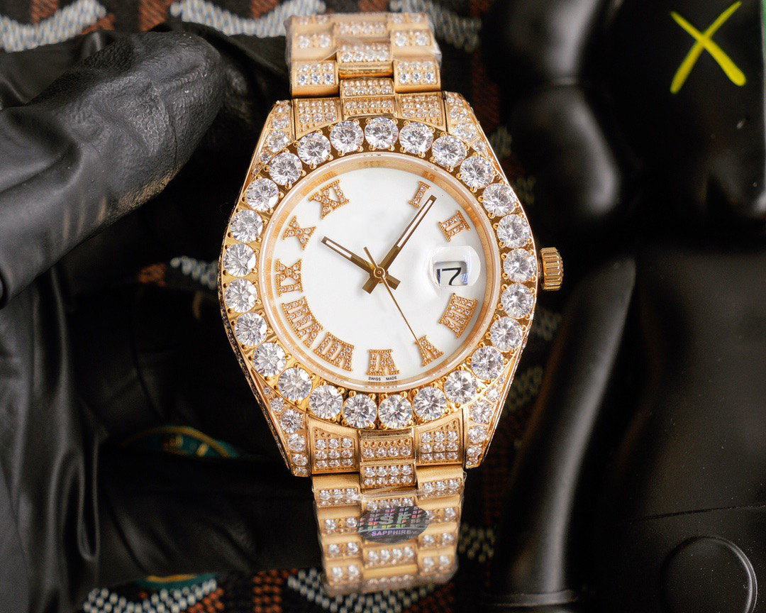 

Fashion Oyster Diamonds Pearlmaster 39 Automatic Watch Men Perpetual Date Just Stainless Steel Strap Sapphire Crystal Mechanical Watches