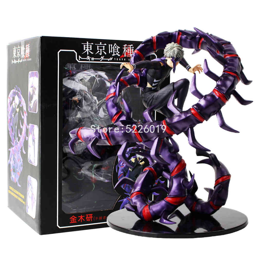 

28cm Anime Tokyo Ghoul Figure Kaneki Ken Figure Generation Of Dark Jin Muyan Figurine PVC Action Figure Colletible Model Toy K86, 12cm no box