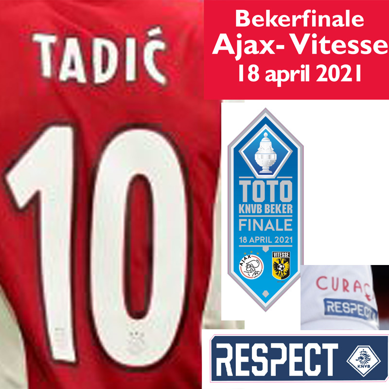 

2021 Bekerfinale Jersey TADIC maillot TRAORE KLAASSEN NERES CRUYFF Player Version Men Shirt American College Football Jerseys