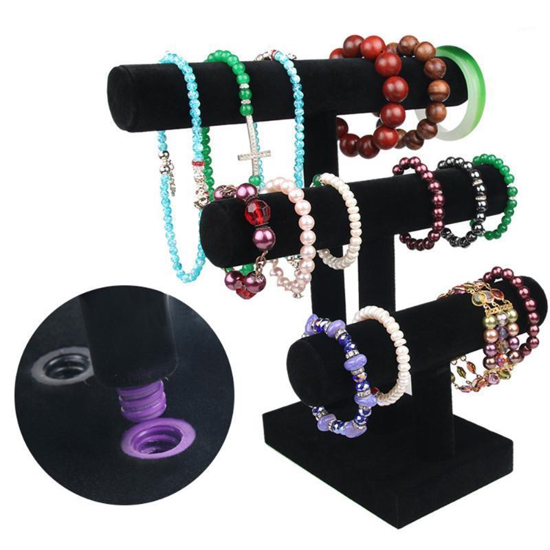 

Jewelry Organizer Display Stand Accessory Necklace Bracelet Holder Jewlery Storage 3 Tiers Counter Rack1