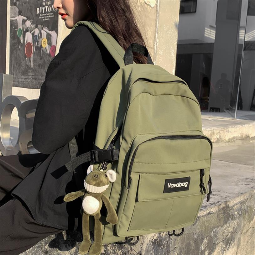 

waterproof nylon women backpack female schoolbag for teenage girls travel bag college lapbackpacks