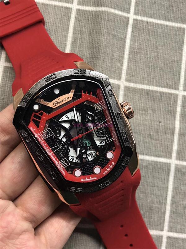 

High Quality phantoms Warrior Men's Watches Fashion brand Luxury Watch Casual Rubber Strap Men Sports Wristwatches, 11