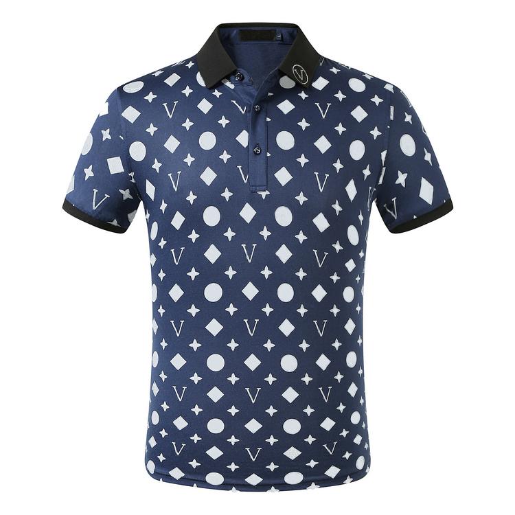 

Spring Luxury Italy Tee T-Shirt Designer Polo Shirts High Street Embroidery Garter Snakes Little Bee Printing Clothing Mens Brand Polo Shirt