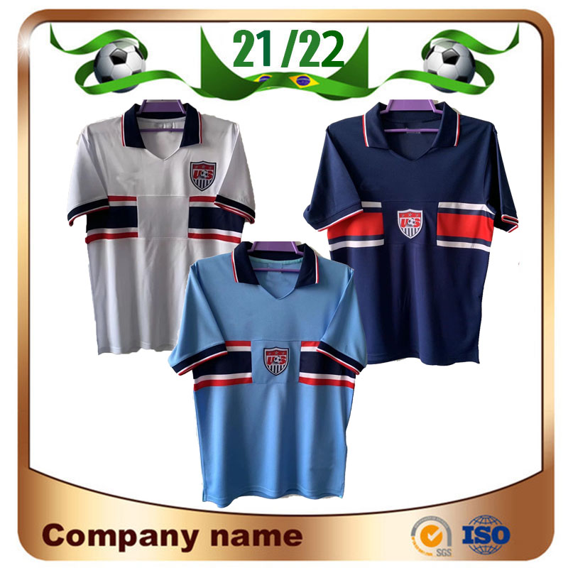 

1994 World Cup home Soccer Jersey 1994 LALAS STEWART WEGERLE Soccer Shirt America national team BALBOA football uniform, 1994 home